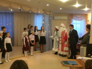 Поздравление учащихся Центра с Рождеством Христовым компанией ТПП «Урайнефтегаз»